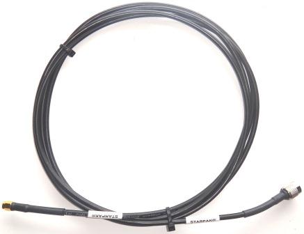 Iridium STARPAK Cable, LMR195UF 3.0m(118in), Gold SMA-Male and TNC-Male