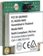Iridium 9603 SBD Transceiver Module