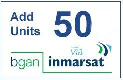 BGAN 50 Unit e-voucher, 1yr Validity to use, extends access for a further 2yrs 1 BGAN 50 Unit e-voucher, 1yr Validity to use, extends access for a further 2yrs