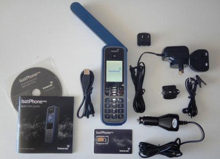 IsatPhone PRO Satellite Telephone with 100 unit PrePaid SIM card