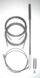 STARPAK-61R-236MTSM-4-HD DUAL MODE IRIDIUM Satellite and GPS Antenna by Pacific Rim, High Gain Helix Extreme Heavy Duty Bull Bar, Removable Whip with Bull Bar Mount kit, HD Spring, and 5.5m(216in) Extension Cable Kit