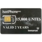 IsatPhone 2, PRO, Link PREPAID 15000 unit SIM CARD, 360 day validity