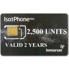 IsatPhone 2, PRO, Link PREPAID 2500 unit SIM CARD, 360 day validity