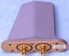 STARPAK-42B-IR-GPS-DM-LV-A1 Dual Mode Helix Antenna, IRIDIUM and GPS Tail Fin Profile with 2x base exit TNC-Female connectors