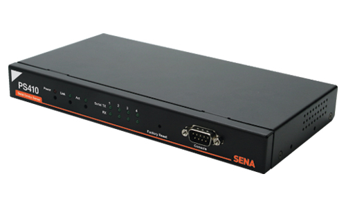 SENA PS410 HelloDevice Pro 410, 4-port serial device server, US,EU