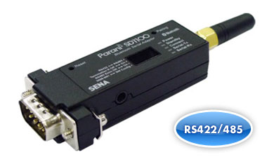 SENA Parani SD1100 Bluetooth Class 1 RS422-485 Serial Adaptor, with Wall A/C for US, EU