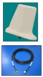 IRIDIUM Pivotel Tail Fin antenna, 6.0m(19.6ft) cable, TNC-Male