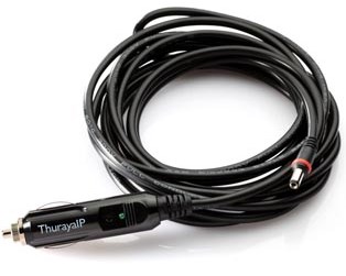 Thuraya IP, IP+ DC Car Charger Adaptor