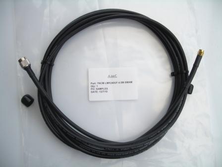 iridium STARPAK Cable, 4.5m(177in) LMR195UF, TNC-Male to SMA-Male, passive