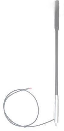 Iridium STARPAK 61R Bull Bar Antenna, Removable Whip, Heavy Duty Spring, with 1.0m(39in) cable tail